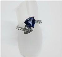 Ring Nuovegioie Woman in Gold Tanzanite CONTRARIE' TANZANITE 1.11